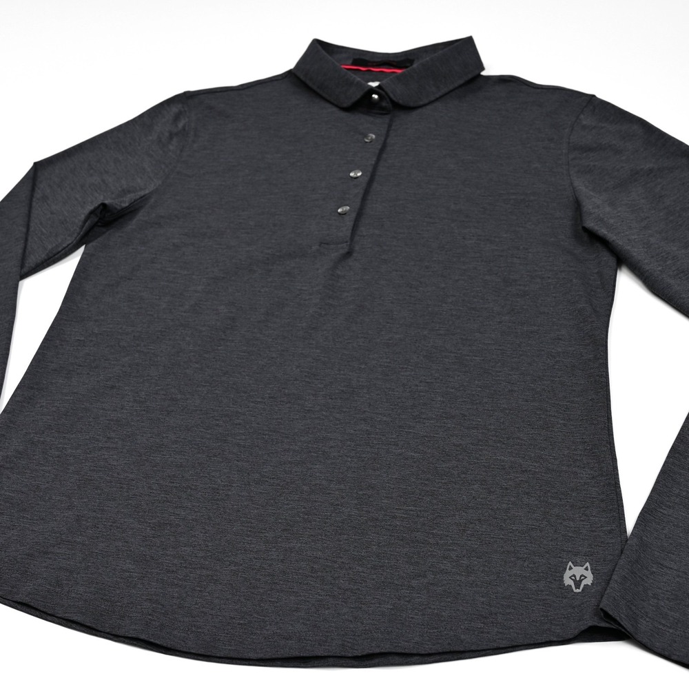 GREYSON Women's Medium Golf Polo Shirt Scarlett L/S Pullover‎ Preppy Performance